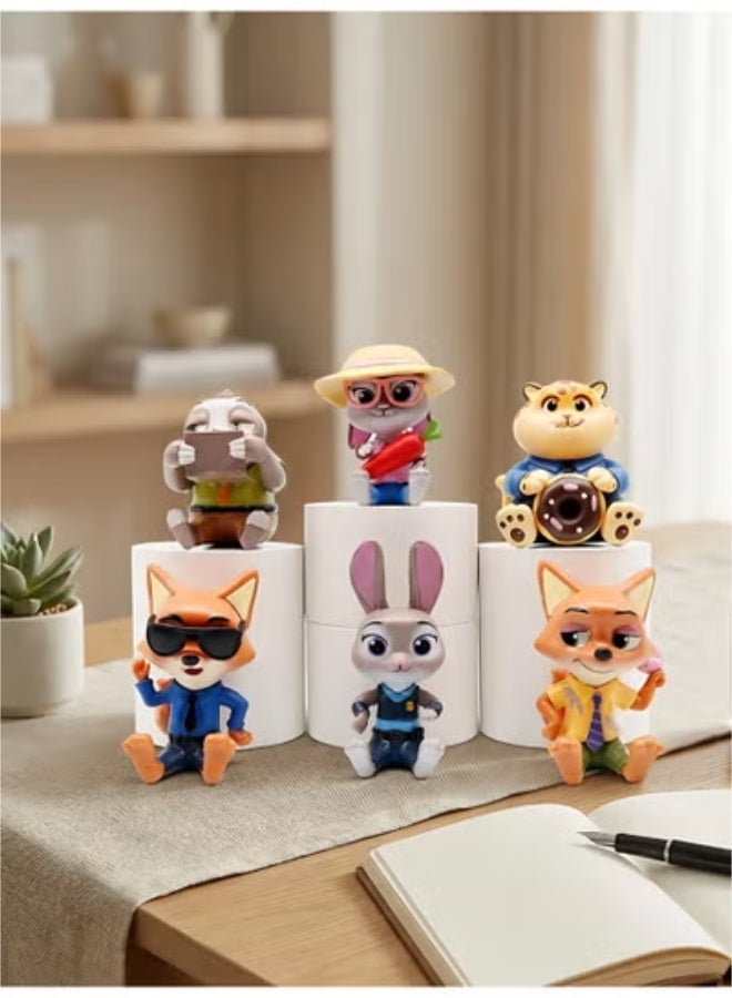 XiaoGiqi Zootopia Series Figurines Adorable Cartoon Anime Figurines Film Merchandise - Image 5
